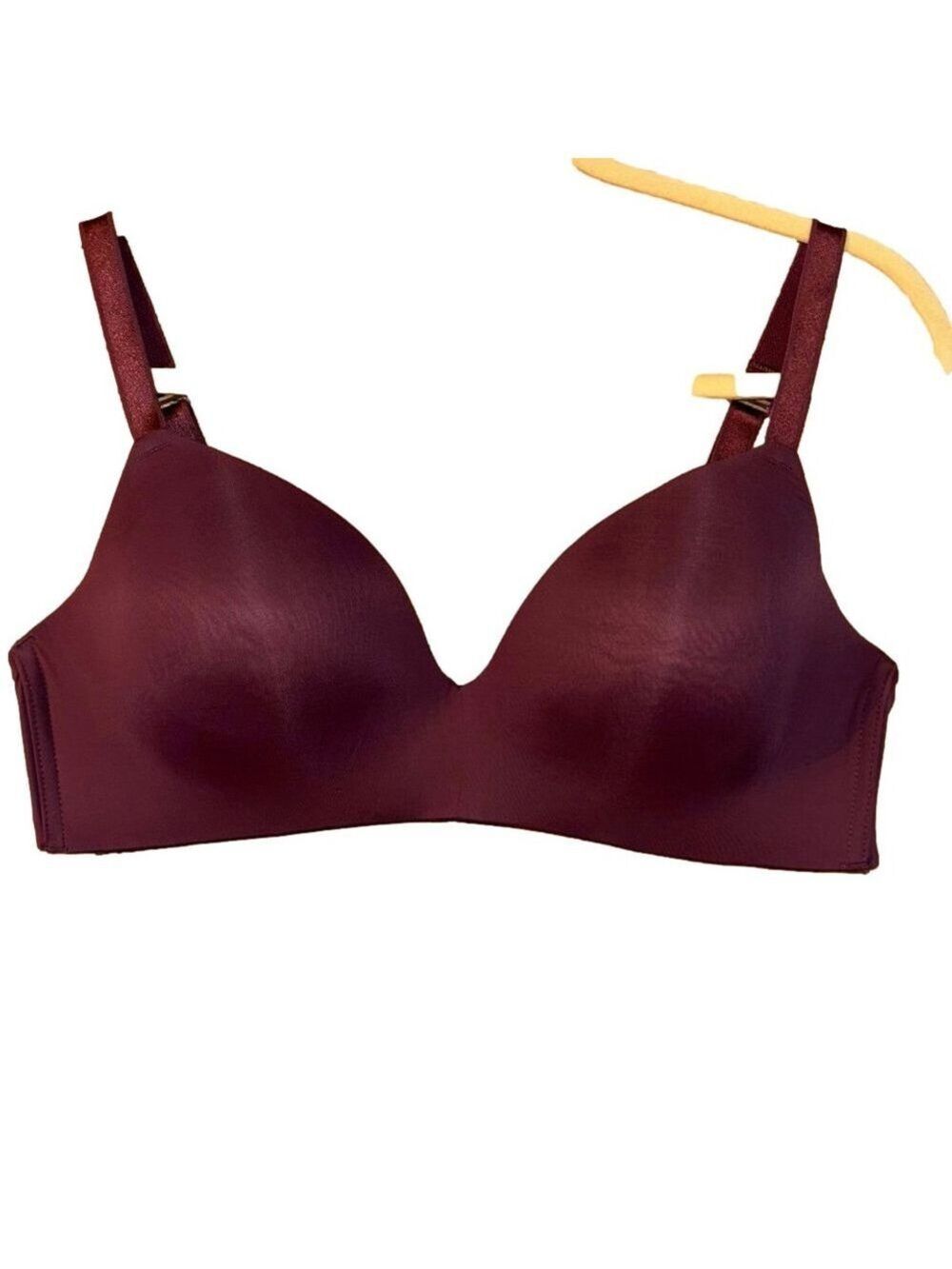 Auden The Bliss Purple Burgundy Bra Lightly Padded Wireless 36DD